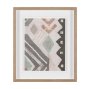 16345 - Fabric Fantasia - Mishale by Maja Gunnarsdottir Textured Framed Artwork Matted under Glass
