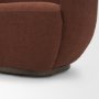 71501-AB - Hudson Burgundy Fabric Upholstered Swivel Chair