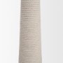 71505-AB - Newport Woven Rope Tapered Base Floor Lamp