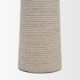 71505-AB - Newport Woven Rope Tapered Base Floor Lamp