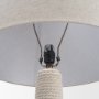 71505-AB - Newport Woven Rope Tapered Base Floor Lamp