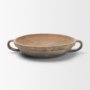 71509 - Cotto Round w/ Handles Weathered Terracotta Decorative Bowl