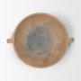 71509 - Cotto Round w/ Handles Weathered Terracotta Decorative Bowl