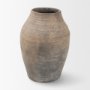 71511 - Cotto 13.2H Weathered Wide Mouth Terracotta Urn Vase