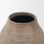 71511 - Cotto 13.2H Weathered Wide Mouth Terracotta Urn Vase