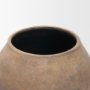 71512 - Cotto 10.6H Two Tone Wide Mouth Weathered Terracotta Urn Vase