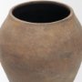 71512 - Cotto 10.6H Two Tone Wide Mouth Weathered Terracotta Urn Vase