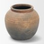 71513 - Cotto 8.7H Weathered Round Terracotta Vase