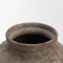 71515 - Mattone 24.4H Rustic Weathered Terracotta Floor Vase