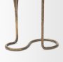 71530 - Naja Antique Brass Metal Double Taper Candle Holder