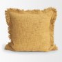 71531 - Kambal 20x20 Mustard Cotton Decorative Pillow Cover
