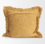 71531 - Kambal 20x20 Mustard Cotton Decorative Pillow Cover