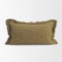 71536 - Kambal 14x26 Dark Olive Cotton Decorative Pillow Cover