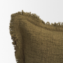 71536 - Kambal 14x26 Dark Olive Cotton Decorative Pillow Cover