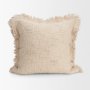71539 - Kambal 20x20 Light Beige Cotton Decorative Pillow Cover