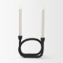 71578 - Serpens Black Metal Large Candleholder