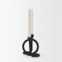71579 - Serpens Black Metal Narrow Candle Holder