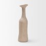 71582 - Runa Small Taupe Ceramic Rustic Decorative Bottle