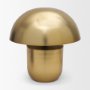 71588 - Orlo 15.4" Gold Metal Mushroom Table Lamp