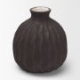 71597 - Tidal Medium Ceramic Rippled Decorative Vase