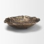 71647 - Verdant Large Antiqued Brass Metal Decorative Centerpiece Bowl