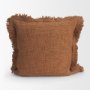 71551 - Kambal 20x20 Mahogany Cotton Decorative Pillow Cover