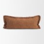 71554 - Kambal 14x36 Mahogany Cotton Decorative Pillow Cover