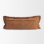 71554 - Kambal 14x36 Mahogany Cotton Decorative Pillow Cover