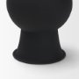 71576 - Veda Small Black Metal Geometric Vase