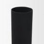71577 - Veda Large Black Metal Geometric Vase