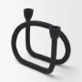 71578 - Serpens Black Metal Large Candleholder