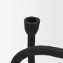 71578 - Serpens Black Metal Large Candleholder