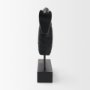 71580 - Equus Black Wooden Horse Decorative Object