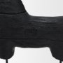 71580 - Equus Black Wooden Horse Decorative Object