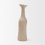 71582 - Runa Small Taupe Ceramic Rustic Decorative Bottle