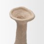 71582 - Runa Small Taupe Ceramic Rustic Decorative Bottle