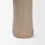 71582 - Runa Small Taupe Ceramic Rustic Decorative Bottle