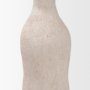 71583 - Runa Large Cream Ceramic Rustic Decorative Bottle