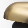 71587 - Liorre Textured Black Metal Base w/ Gold Metal Shade 1-Light Table Lamp