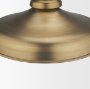 71589 - Keller Wide Antiqued Brass Metal 1-Light Pendant
