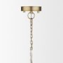 71590 - Keller Tall Antiqued Brass Metal 1-Light Pendant