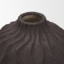 71596 - Tidal Short Ceramic Rippled Decorative Vase