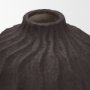 71596 - Tidal Short Ceramic Rippled Decorative Vase