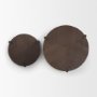71603 - Stow Dark Brown Walnut Wood Risers (Set of 2)