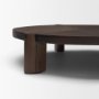 71603 - Stow Dark Brown Walnut Wood Risers (Set of 2)