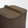 71605 - Benton Brown Wood w/ Brass Handle Decorative Box Set