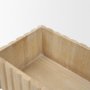 71607 - Strata Fluted White-Washed Wood Decorative Box Set