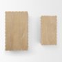 71607 - Strata Fluted White-Washed Wood Decorative Box Set