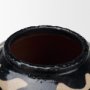 71611 - Bosma Black and Cream Ceramic Urn