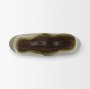 71620 - Tulano Low Green and Brown Glass Vase